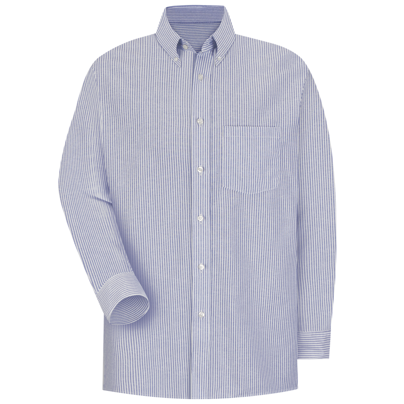 Red Kap Executive Button-Down Striped Shirt - Long Sleeve - SR70BS