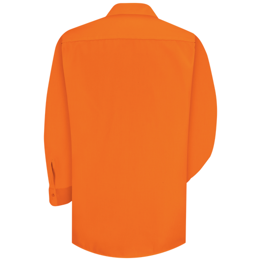 Red Kap Long Sleeve Enhanced Visibility Work Shirt - (SS14-EHV)