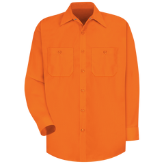 Red Kap Long Sleeve Enhanced Visibility Work Shirt - (SS14-EHV)