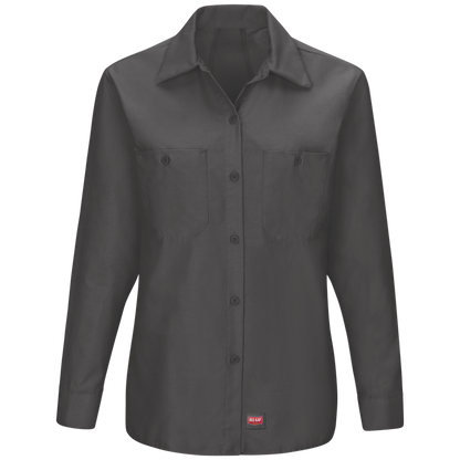Red Kap Women's Long Sleeve Mimix Work Shirt (SX11)