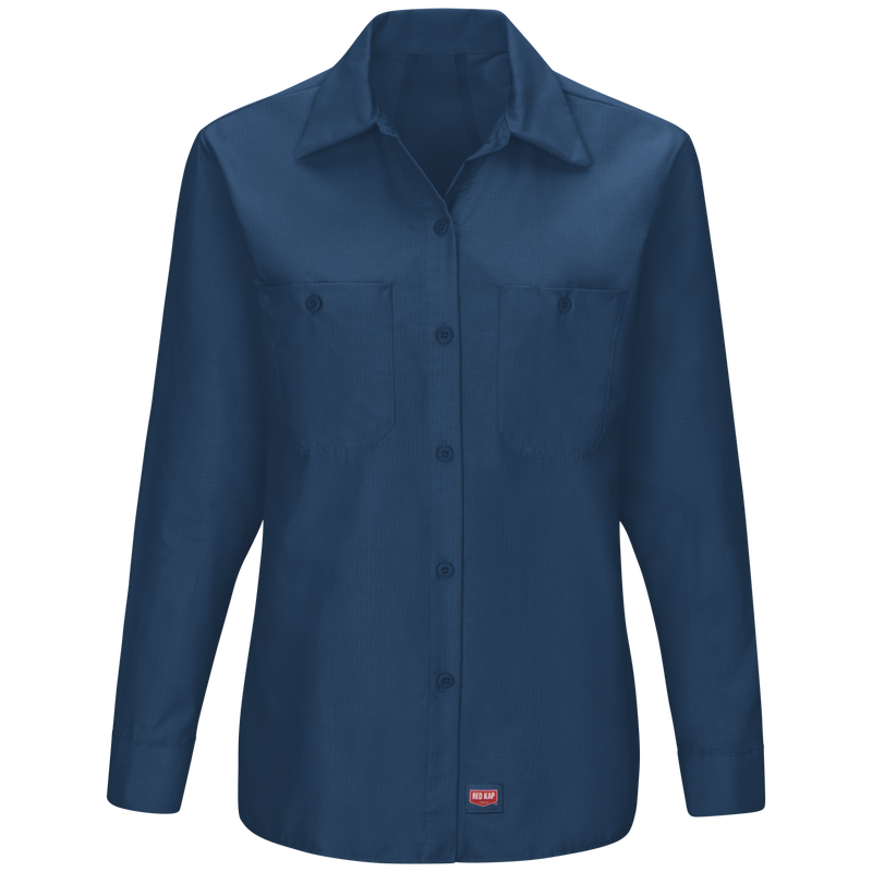 Red Kap Women's Long Sleeve Mimix Work Shirt (SX11)