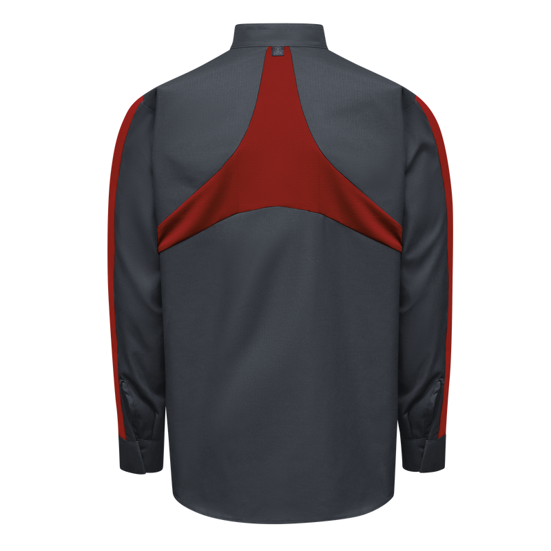 Red Kap Mens Long Sleeve Pro+ Work Shirt With Oilblok + MIMIX (SX36)