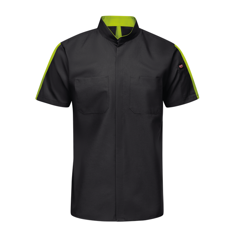 Red Kap Mens Short Sleeve Pro+ Work Shirt With Oilblok + MIMIX (SX46)