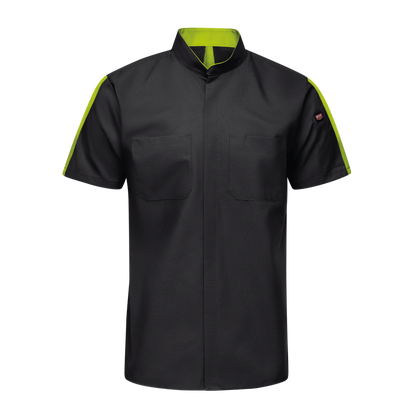Red Kap Mens Short Sleeve Pro+ Work Shirt With Oilblok + MIMIX (SX46)