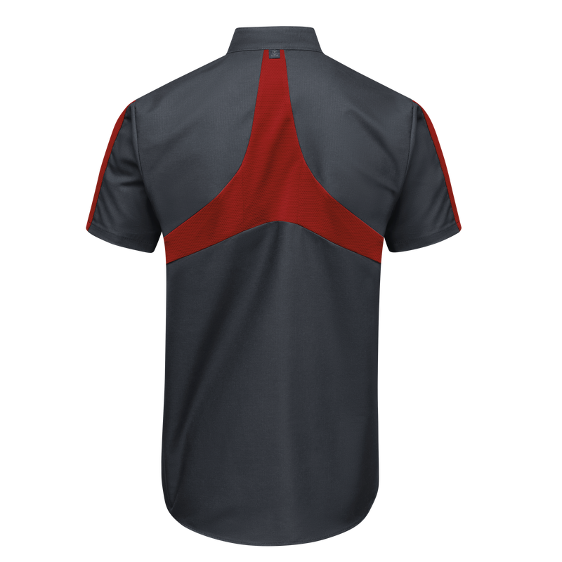 Red Kap Mens Short Sleeve Pro+ Work Shirt With Oilblok + MIMIX (SX46)