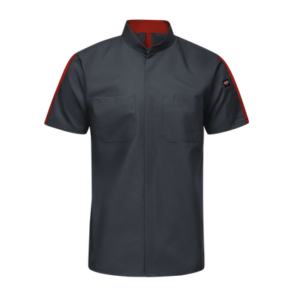 Red Kap Mens Short Sleeve Pro+ Work Shirt With Oilblok + MIMIX (SX46)