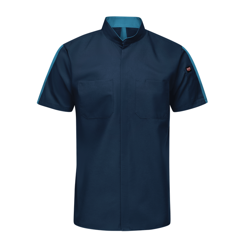 Red Kap Mens Short Sleeve Pro+ Work Shirt With Oilblok + MIMIX™ (SX46)
