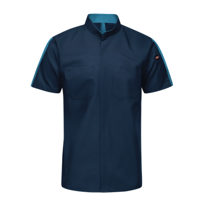 Red Kap Mens Short Sleeve Pro+ Work Shirt With Oilblok + MIMIX (SX46)