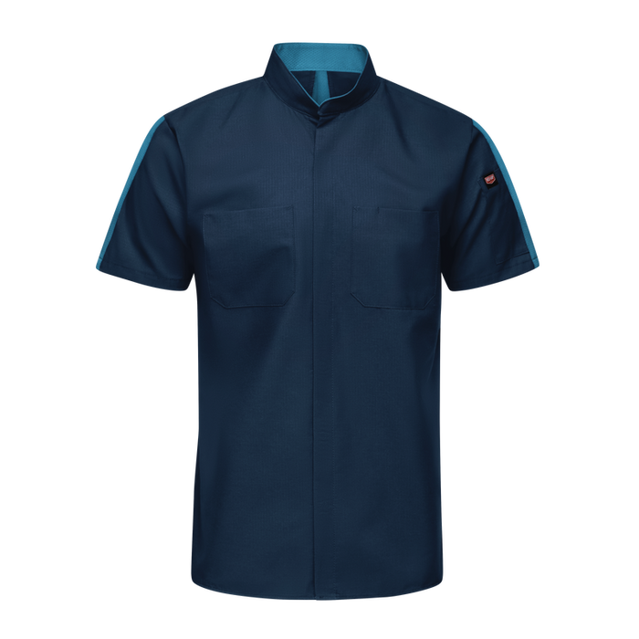 Red Kap Mens Short Sleeve Pro+ Work Shirt With Oilblok + MIMIX™ (SX46)