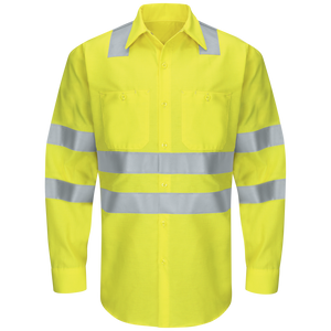 Red Kap Hi-Visibility Ripstop Work Shirt - Type R, Class 3 -(SY14AB)