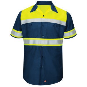 Red Kap Hi Visibility Ripstop Work Shirts Type O Class 1 (SY80)