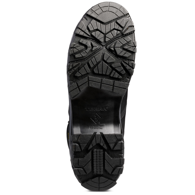 Terra Mens Sentry 2020 6 Inch Nano Composite Toe Safety Work Boot with External Met Guard - 4NRXBK