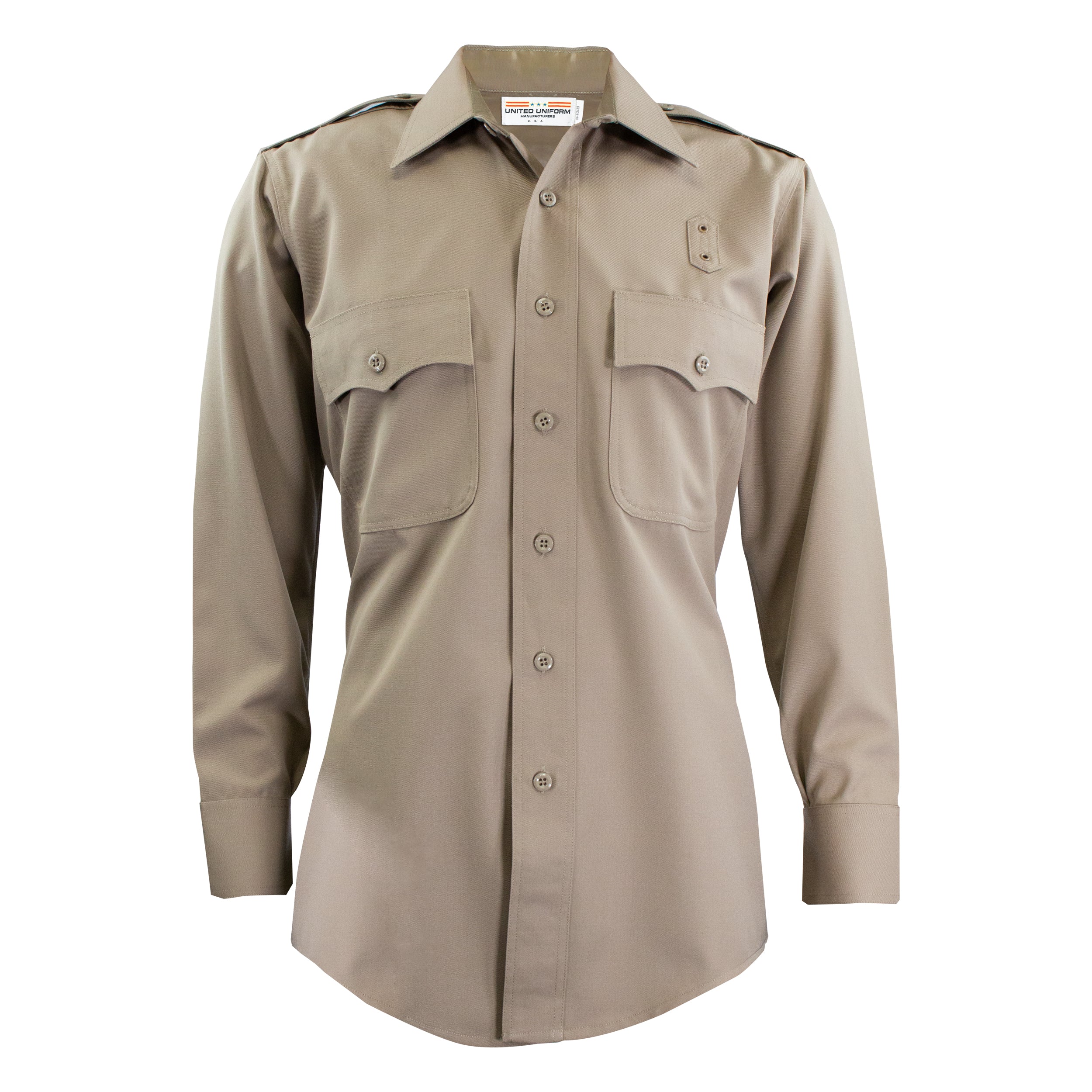 United Uniform Manufacturers Long Sleeve CLASS A CHP Poly/Wool Shirts ...