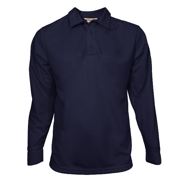 United Uniform Manufacturers Men's Long Sleeve Coolmax Performance Polo - (UM551L)