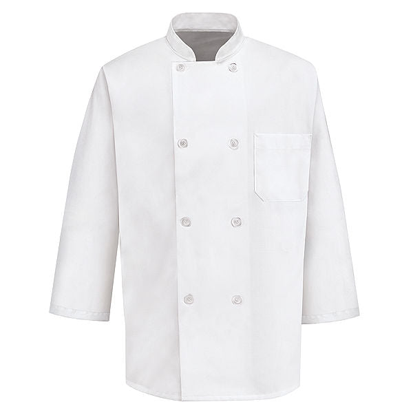 Red Kap 3/4-Sleeve Chef Coat - 0402WH