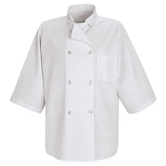Red Kap 1/2-Sleeve Chef Coat - 0404WH