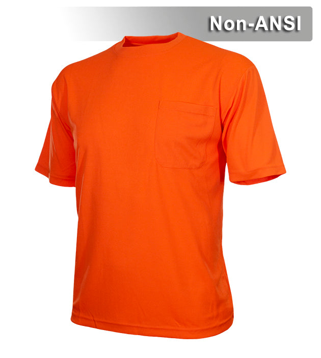 Reflective Apparel Safety Shirt: Hi Vis Pocket Shirt: Birdseye Knit:Non-ANSI (VEA-100B)