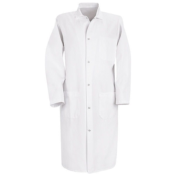 Red Kap Gripper Front Butcher Coat - Inside Top Pocket - 4004