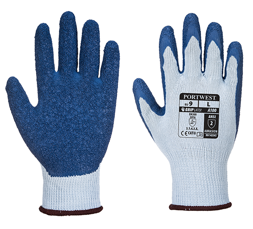 Portwest Grip Glove - Latex (A100) (Pack of 10)