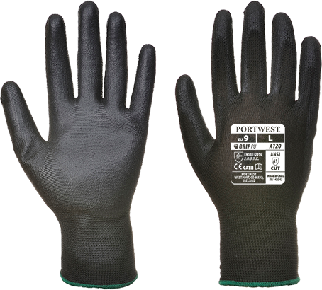 Portwest PU Palm Glove (A120) (Pack of 10)