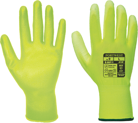 Portwest PU Palm Glove (A120) (Pack of 10)