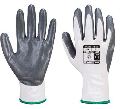 Portwest Flexo Grip Nitrile Glove (A310) (Pack of 10)