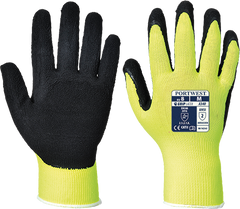 Portwest Hi-Vis Grip Glove - Latex Foam (A340) (Pack of 10)