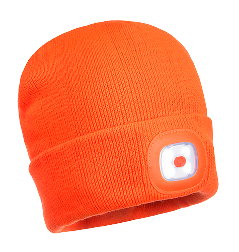 Portwest Beanie LED Head Light USB Rechargeable (B029)