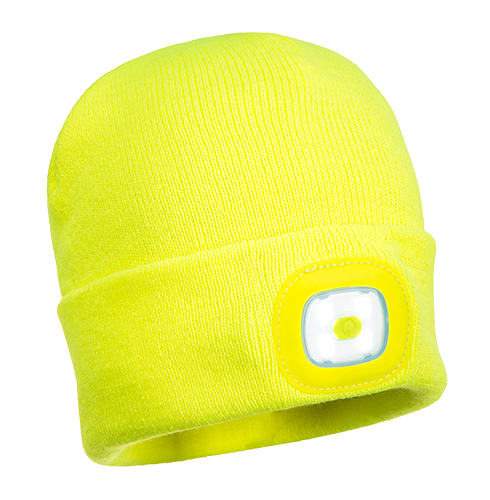 Portwest Beanie LED Head Light USB Rechargeable (B029)