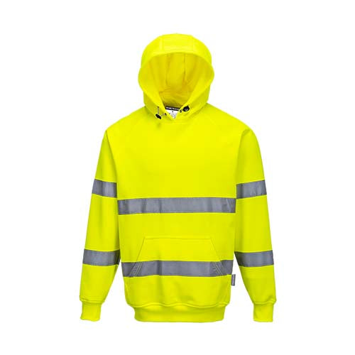 Portwest Hi-Vis Hooded Sweatshirt (B304)