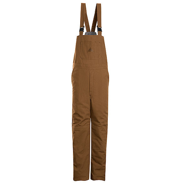 Bulwark Brown Duck Deluxe Insulated Bib Overall - Excel Fr Comfortouch - Cat 4 - (BLN4)