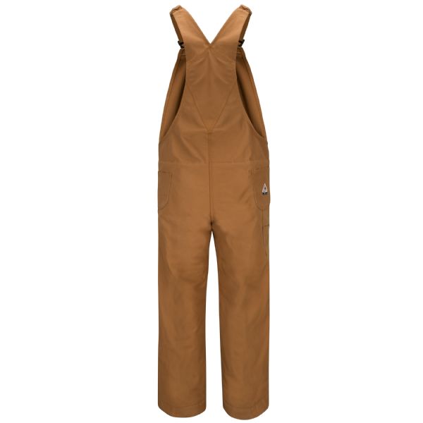 Bulwark Bln6Bdins Bib Leg Zip 14Oz Brown Duck - (BLN6BD)