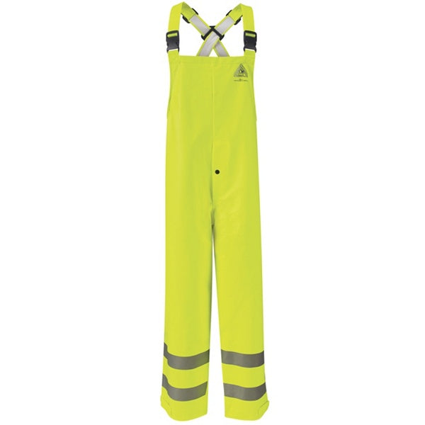 Bulwark Hi-Visibility Flame-Resistant Rain Bib Overall - Cat 2 - (BXN4)