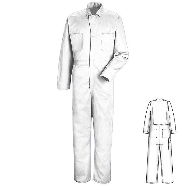 Red Kap 100% Cotton Coverall - Snap Front - CC14