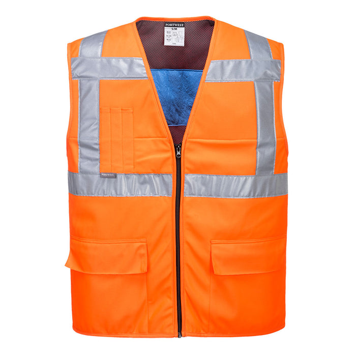 Portwest Hi-Vis Cooling Vest (CV02ORR)