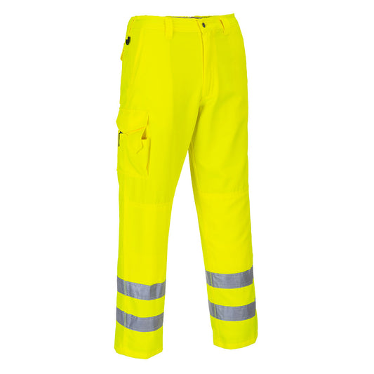 Portwest Hi-Vis Cargo Pants (E046YET)