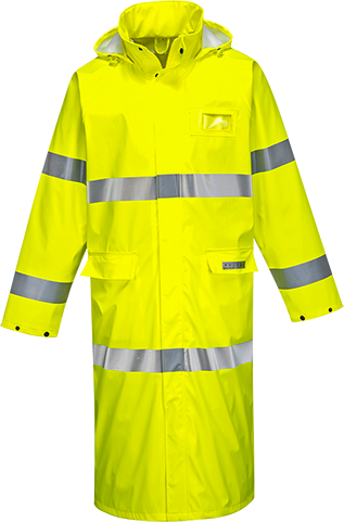 Portwest Sealtex Flame FR Hi-Vis Coat 50″ (FR44)