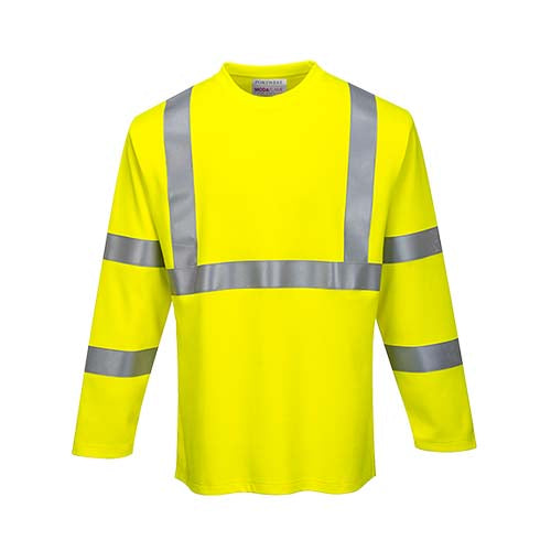 Portwest FR Hi-Vis Long Sleeve T Shirt (FR96)