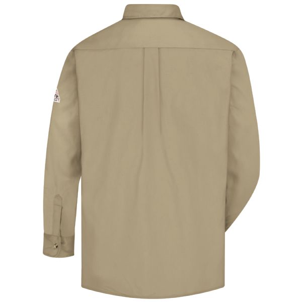 Bulwark Mens 5.25 Oz Button-Front Dress Uniform Shirt - Cat 1 - (SEG6)