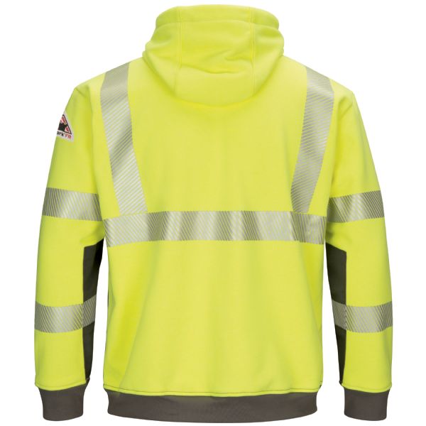 Bulwark Iq Series Mens Hi-Vis Color Block Sweatshirt Cat 3 - (SMB4HG)