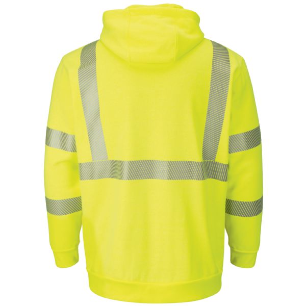 Bulwark Hi-Vis Pullover Hooded Fleece Sweatshirt - Cat 2 - (SMH4)