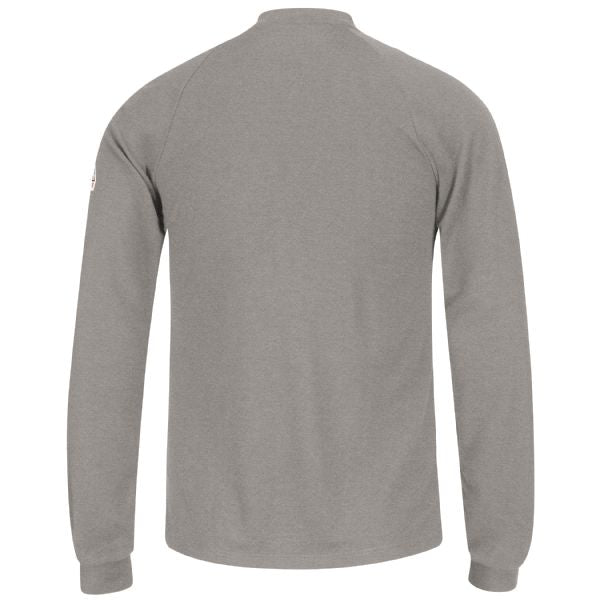 Bulwark Long Sleeve Tagless Henley Shirt - Cat 2 - (SML2)