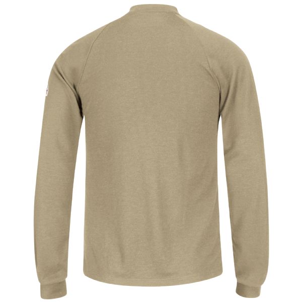 Bulwark Long Sleeve Tagless Henley Shirt - Cat 2 - (SML2)