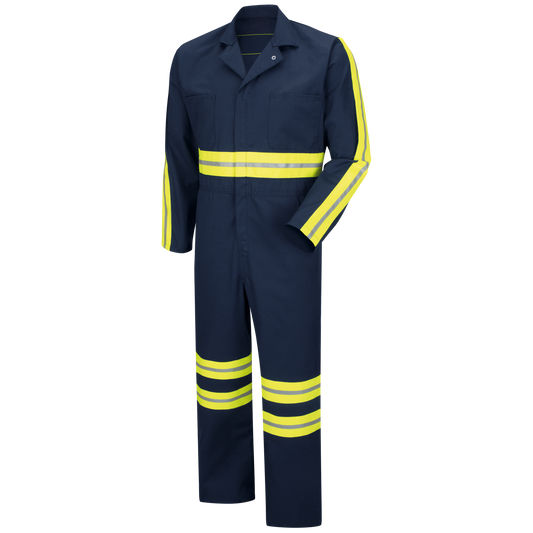 Red Kap Enhanced Visibility Twill Action Back Coverall - CT10