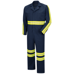 Red Kap Enhanced Visibility Twill Action Back Coverall - CT10
