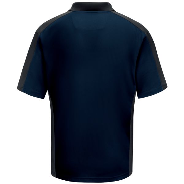 Red Kap Men's Short Sleeve Performance Knit Color-Block Polo - SK54