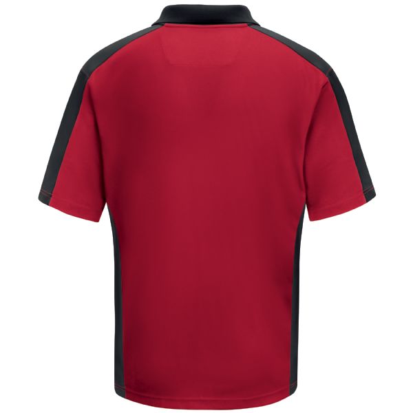 Red Kap Men's Short Sleeve Performance Knit Color-Block Polo - SK54