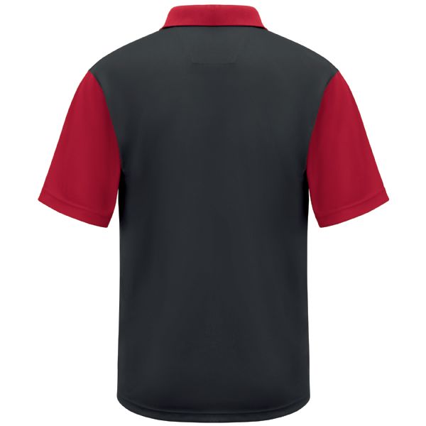 Red Kap Men's Short Sleeve Performance Knit Color-Block Polo - SK56