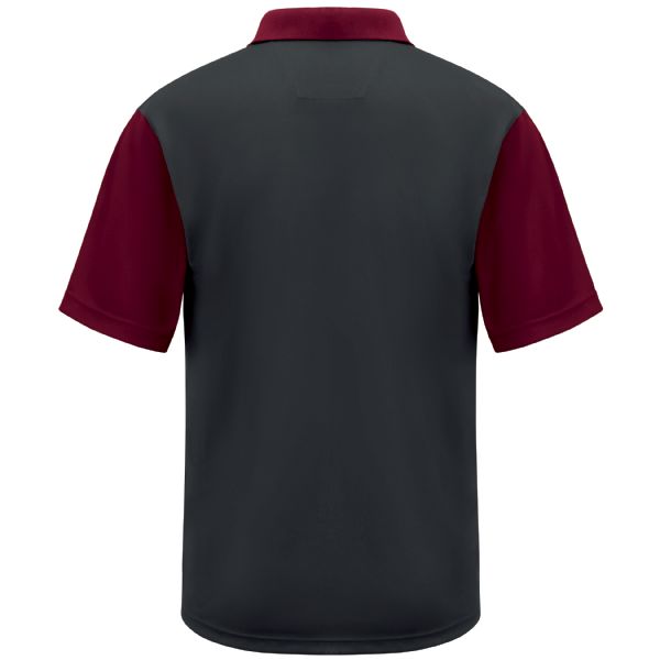 Red Kap Men's Short Sleeve Performance Knit Color-Block Polo - SK56