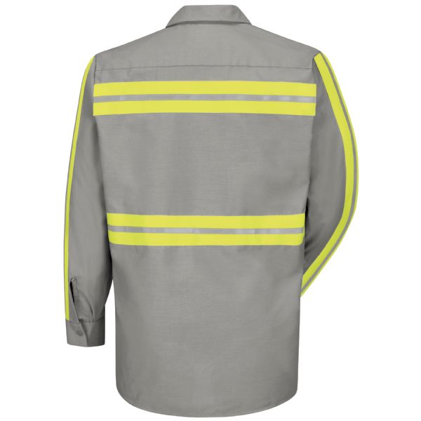 Red Kap Enhanced Visibility Industrial Work Shirt - SP14EG